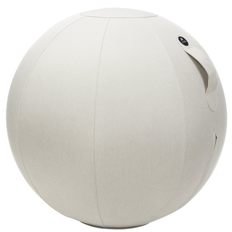 ALBA zitbal MHBALL, safraan geel, 650 mm, met handgreep